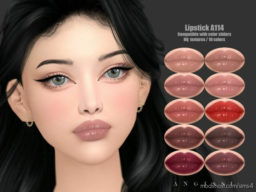 Lipstick A114 for Sims 4