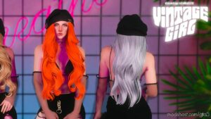 GTA 5 Player Mod: Jenna Hair For MP Female (Image #3)