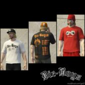 GTA 5 Player Mod: Die-Boys T-Shirt Pack (Image #2)