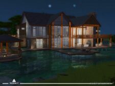 Sims 4 House Mod: Lake Martin Oasis No CC (Image #2)