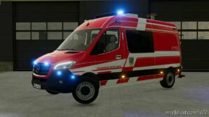 FS22 Mercedes-Benz Vehicle Mod: Sprinter 2019 ELW V1.2 (Image #4)