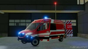 FS22 Mercedes-Benz Vehicle Mod: Sprinter 2019 ELW V1.2 (Image #6)