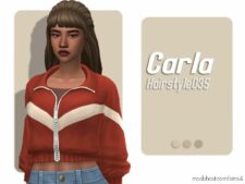 Carla Hairstyle for Sims 4