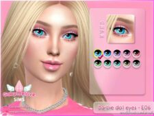 Barbie doll eyes • E06 for Sims 4