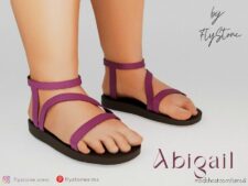 Abigail – Toddler Sandals With Straps for Sims 4