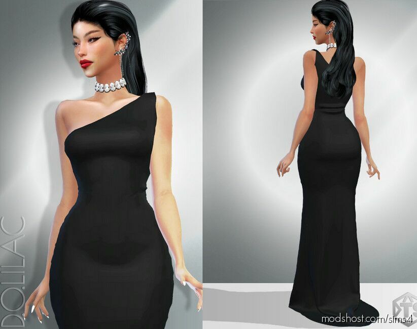Dare Gown DO954 Sims 4 Clothes Mod - ModsHost