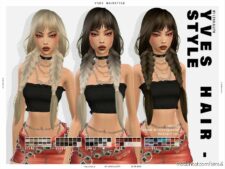 Yves Hairstyle for Sims 4