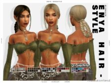 Enya Hairstyle for Sims 4