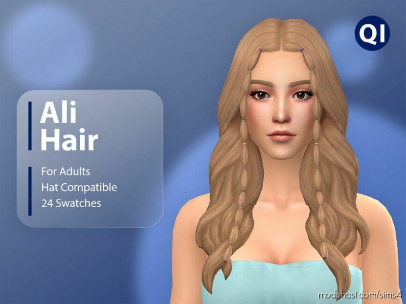 Sims 4 Female Mod: ALI Hair Patreon (Featured)