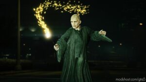 GTA 5 Player Mod: Voldemort From Harry Potter Add-On PED (Featured)