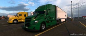 ATS Mod: Cascadia Green Skin 1.48 (Image #4)