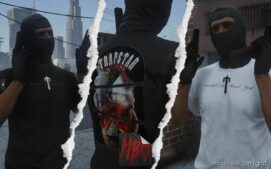 GTA 5 Player Mod: MBM – Trapstar J-Hus Tshirt Drop (Image #3)