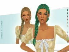 Astella Hairstyle for Sims 4