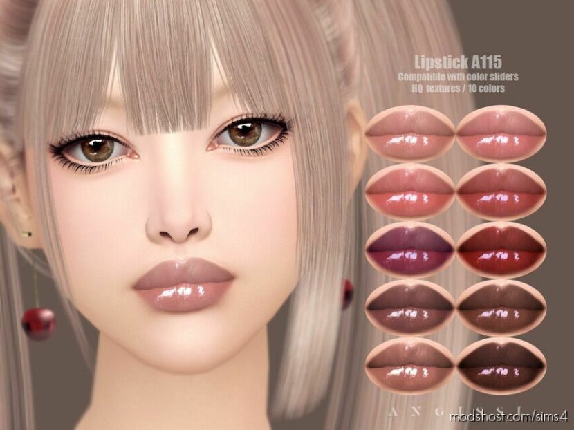 Lipstick A115 for Sims 4