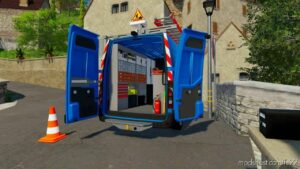 FS22 Renault Vehicle Mod: Master 2020 (Enedis) (Image #2)