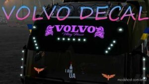 Volvo Decal (Lightbar) V1.03 for Euro Truck Simulator 2