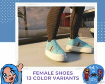 Shoes For MP Female for Grand Theft Auto V