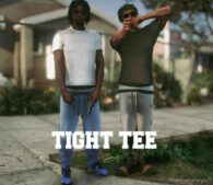 GTA 5 Player Mod: Tight TEE For MP Male (Featured)