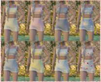 Floral TWO Piece For MP Female for Grand Theft Auto V