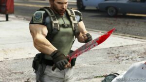 GTA 5 Weapon Mod: Chris Redfield Combat Knife – Resident Evil 5 Replace (Image #4)