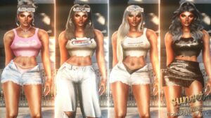 GTA 5 Player Mod: Ripped TOP For MP Female (Featured)