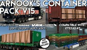 Arnook’s Container Pack V15 for Euro Truck Simulator 2