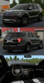 ETS2 Ford Car Mod: Explorer Platinum 2019 1.47 (Image #3)