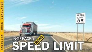 Increased Road Speed Limit V1.4.8B for American Truck Simulator
