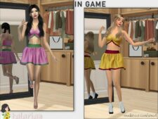 Sims 4 Female Clothes Mod: Jasmine SET (Image #2)