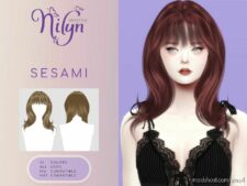 Sesami Hair – NEW Mesh for Sims 4