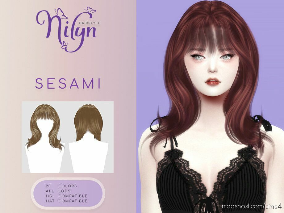 Sesami Hair – NEW Mesh Sims 4 Mod - ModsHost