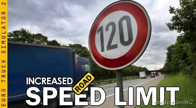 Increased Road Speed Limits V1.4.8A for Euro Truck Simulator 2