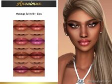 Sims 4 Lipstick Mod: Makeup SET N18 – Lips (Featured)