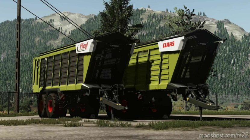 Claas / Fliegl Cargos 750 / 760 V1.3 for Farming Simulator 22