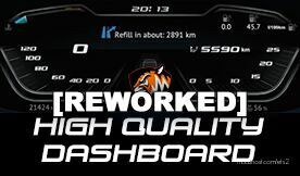 Reworked High Quality Dashboard – DAF 2021 XG & XG+ V2.4.1 [1.48] for Euro Truck Simulator 2