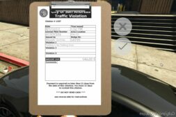 GTA 5 Script Mod: Police Menu (Computer, Speedcam, Parkingticket And More) V1.3.5 (Image #2)