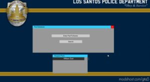 GTA 5 Script Mod: Police Menu (Computer, Speedcam, Parkingticket And More) V1.3.5 (Image #3)