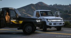 GTA 5 Toyota Vehicle Mod: Land Cruiser ( 70 Series ),GR 4WD 2023 Add-On | Animated Lights (Image #2)