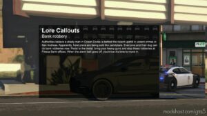 GTA 5 Script Mod: Lore Callouts V1.1.6 (Image #5)