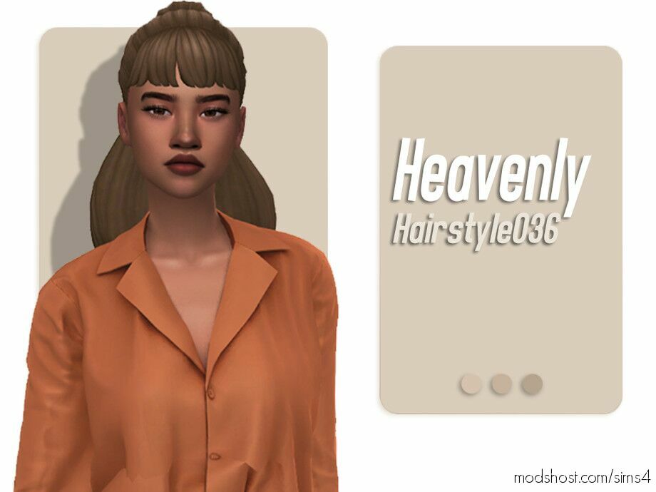 Heavenly Hairstyle Sims 4 Mod - ModsHost
