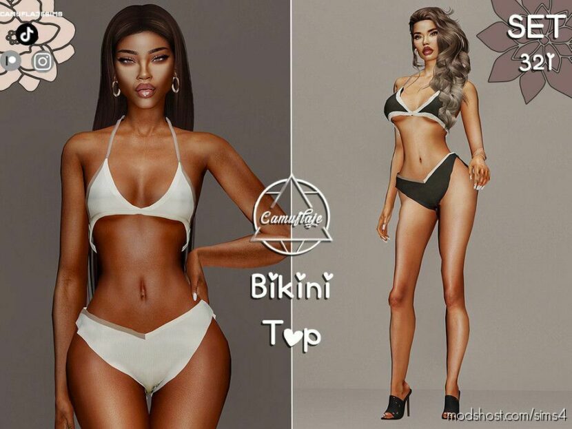 Bikini SET 321 for Sims 4