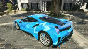 GTA 5 Ferrari Vehicle Mod: 2019 Ferrari 488 Pista (Image #3)