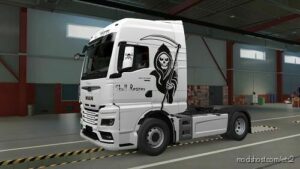 MAN TGX 2020 Skull Reaper Skin for Euro Truck Simulator 2