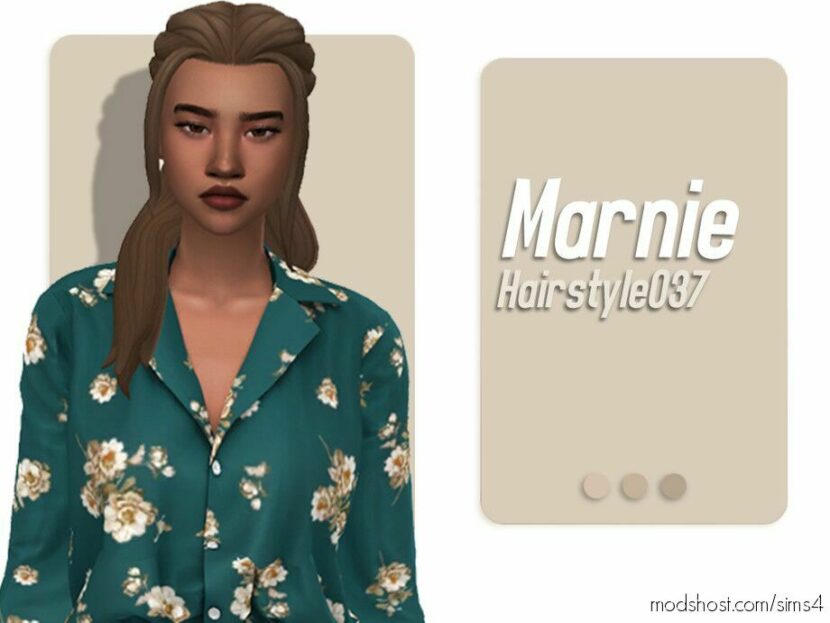 Marnie Hairstyle for Sims 4