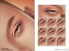 Maxis Match 2D Eyelashes | N39 | Unisex for Sims 4