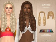Candy Hairstyle for Sims 4