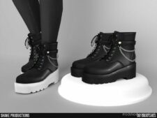 Leather Boots (Male) – S072303 for Sims 4