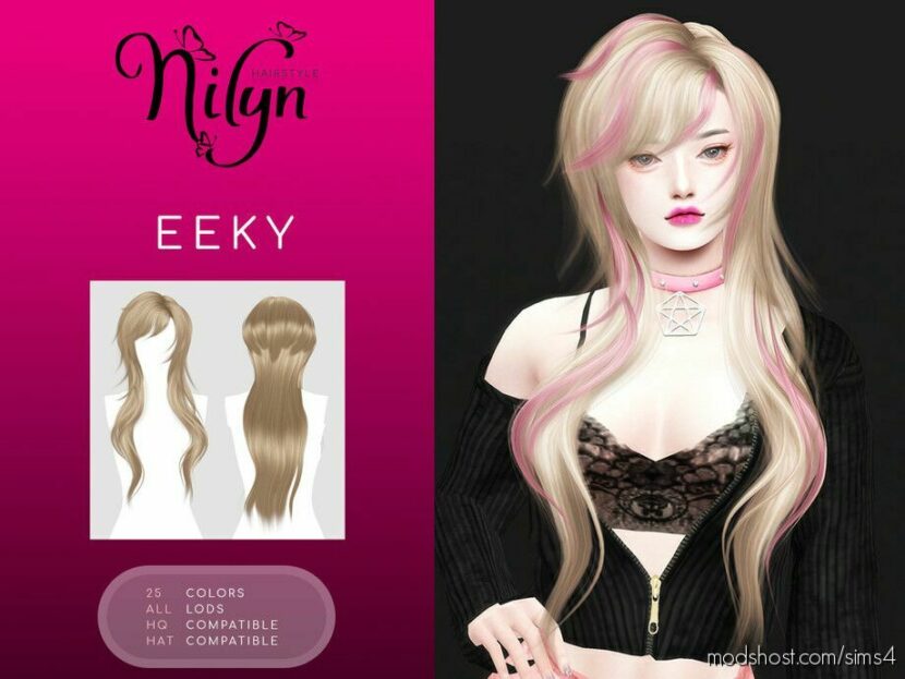 Eeky Hair – NEW Mesh for Sims 4