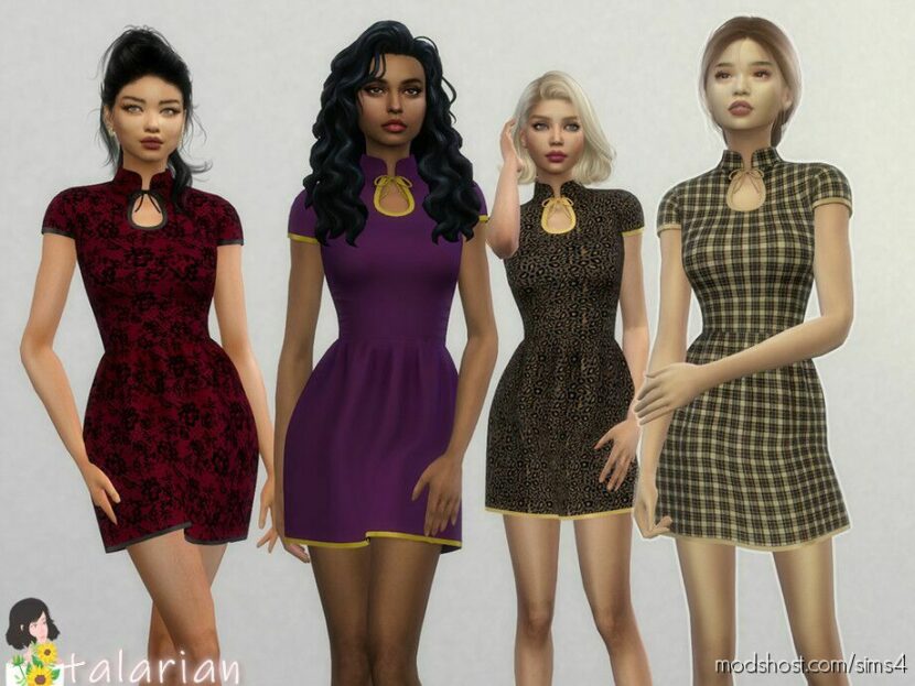 Ariella Dress for Sims 4