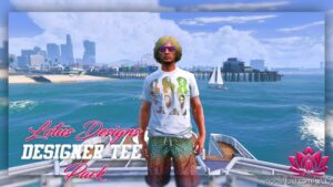 Designer TEE Pack For MP Male (Fivem Ready) 16 Textures for Grand Theft Auto V